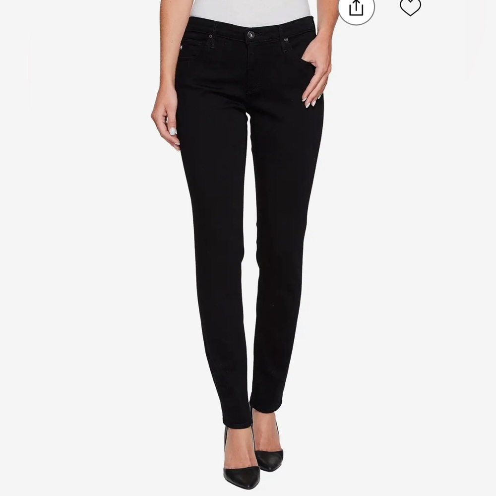 Ag Adriano Goldschmied Legging Ankle Jean - super skinny - black - sz 26